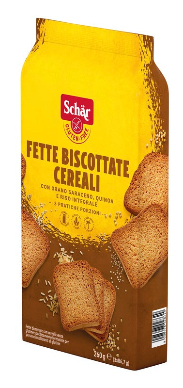 Schar Fette Biscottate Ai Cereali 260 G - Schar Fette Biscottate Ai Cereali 260 G