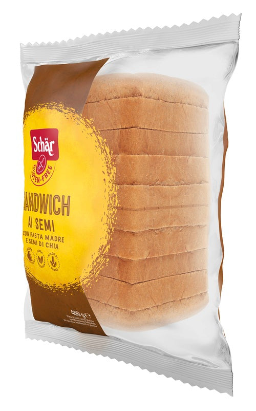 SCHAR SANDWICH AI SEMI SENZA LATTOSIO 400 G - SCHAR SANDWICH AI SEMI SENZA LATTOSIO 400 G