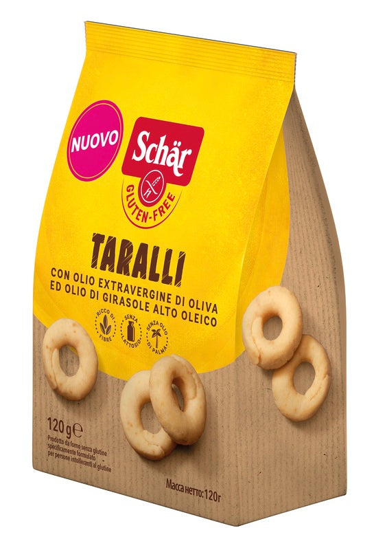 SCHAR TARALLI SENZA LATTOSIO 120 G - SCHAR TARALLI SENZA LATTOSIO 120 G