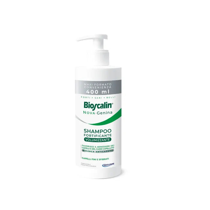 Bioscalin Nova-Genina Shampoo Fortificante Volumizzante 400ml - Bioscalin Nova-Genina Shampoo Fortificante Volumizzante 400ml