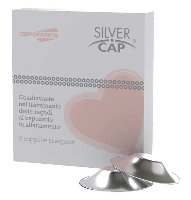 SILVER CAP COPPETTE IN ARGENTO COPRI CAPEZZOLI PER ALLATTAMENTO 2 PEZZI - SILVER CAP COPPETTE IN ARGENTO COPRI CAPEZZOLI PER ALLATTAMENTO 2 PEZZI