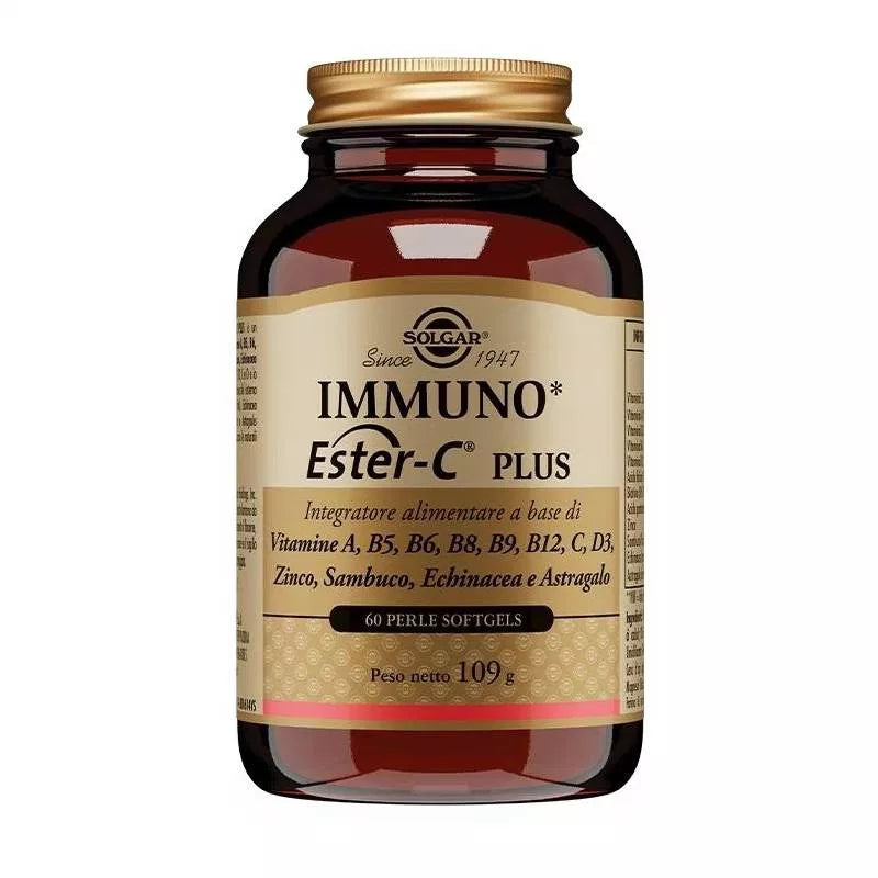 Solgar Immuno Ester C Plus Integratore per il Sistema Immunitario 60 perle - Solgar Immuno Ester C Plus Integratore per il Sistema Immunitario 60 perle