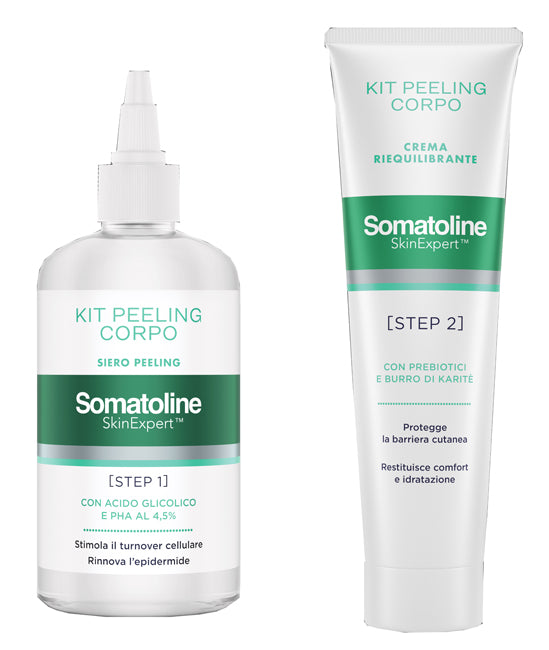 SOMATOLINE SKIN EXPERT KIT PEELING CORPO 1 GEL PEELING 200 ML + 1 CREMA RIEQUILIBRANTE 100 ML - SOMATOLINE SKIN EXPERT KIT PEELING CORPO 1 GEL PEELING 200 ML + 1 CREMA RIEQUILIBRANTE 100 ML