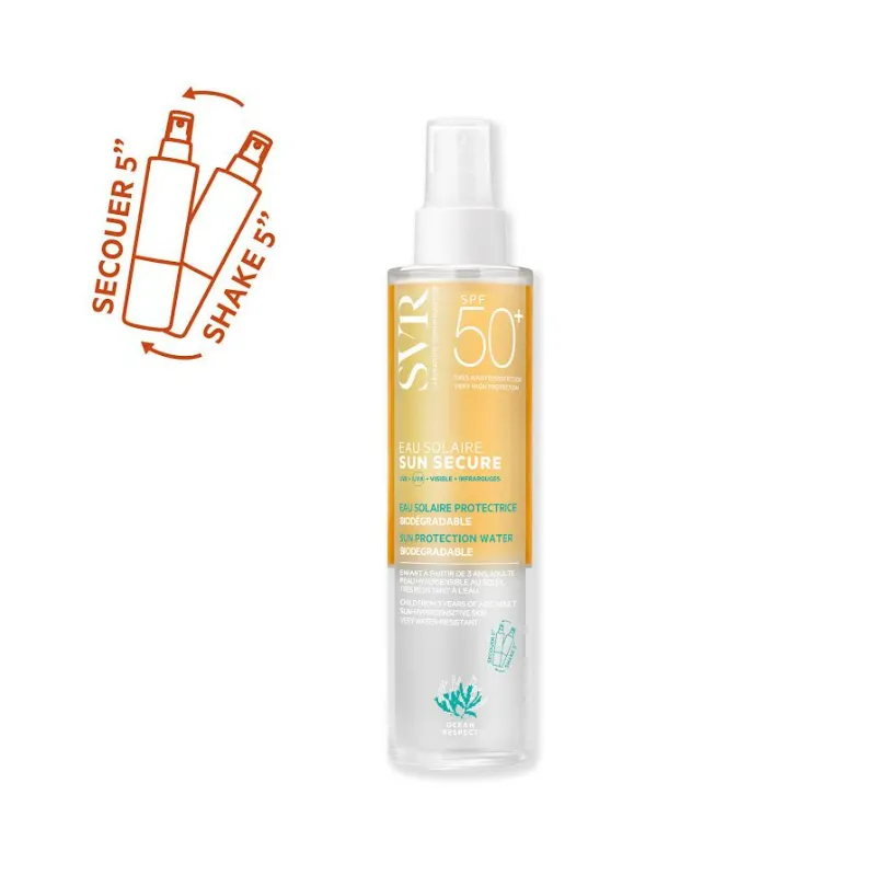 SVR Sun Secure Eau Solaire SPF50+ Travel Size da 100ml - SVR Sun Secure Eau Solaire SPF50+ Travel Size da 100ml