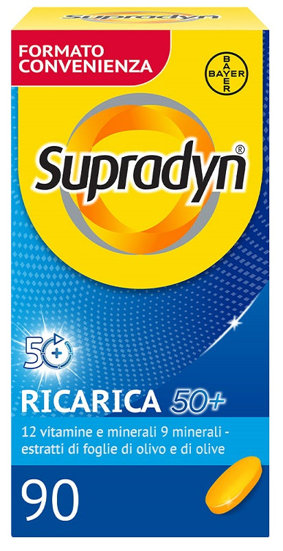 SUPRADYN RICARICA 50+ 90 COMPRESSE RIVESTITE - SUPRADYN RICARICA 50+ 90 COMPRESSE RIVESTITE