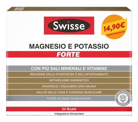 Swisse Magnesio Potassio Forte 24 Bustine