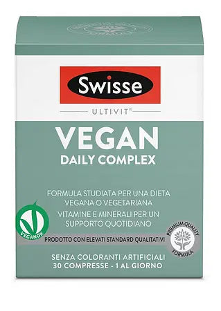 Swisse Vegan Daily Complex 30 Compresse Idoneo per una dieta vegana e vegetariana - Swisse Vegan Daily Complex 30 Compresse Idoneo per una dieta vegana e vegetariana