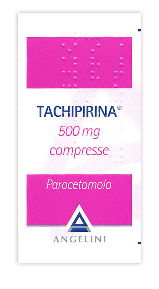 TACHIPIRINA*20 cpr div 500 mg - TACHIPIRINA*20 cpr div 500 mg