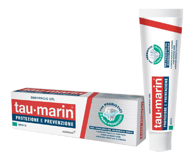 TAU MARIN DENTIFRICIO MENTA PROTEZIONE PREVENZIONE 75 ML - TAU MARIN DENTIFRICIO MENTA PROTEZIONE PREVENZIONE 75 ML