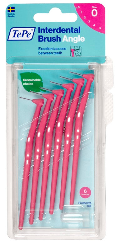 TEPE ANGLE SCOVOLINO ROSA 0,4MM 6 PEZZI