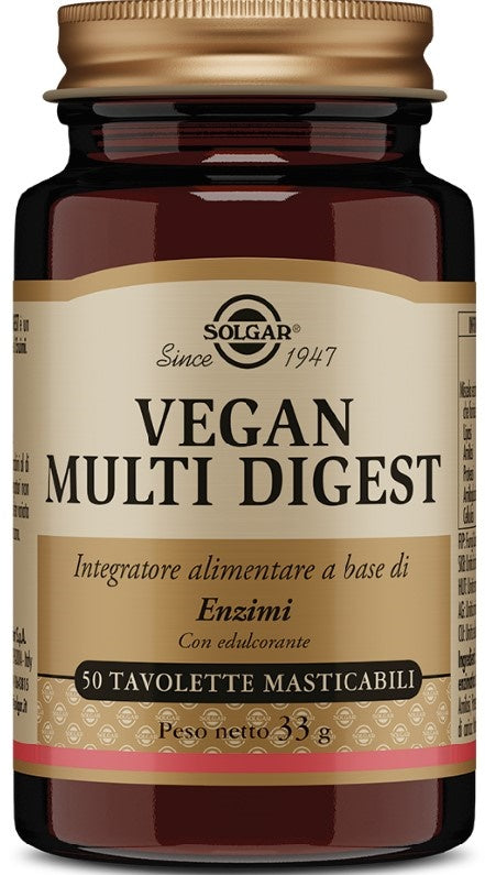 Vegan Multi Digest 50 Tavolette Masticabili - Vegan Multi Digest 50 Tavolette Masticabili