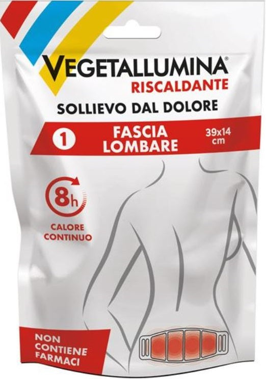 VEGETALLUMINA FASCIA LOMBARE RISCALDANTE 1 PEZZO - VEGETALLUMINA FASCIA LOMBARE RISCALDANTE 1 PEZZO