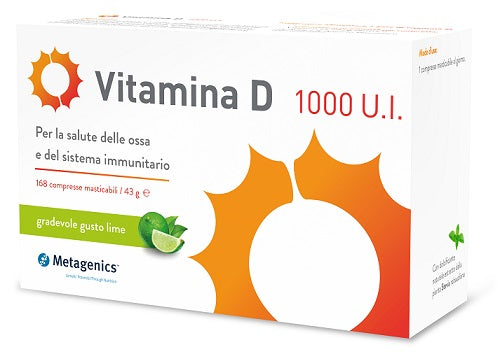 VITAMINA D 1000 UI 168 COMPRESSE MASTICABILI - VITAMINA D 1000 UI 168 COMPRESSE MASTICABILI