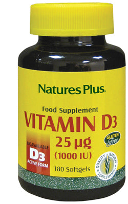 VITAMINA D3 1000 UNITA' INTERNAZIONALE 180 PERLE - VITAMINA D3 1000 UNITA' INTERNAZIONALE 180 PERLE