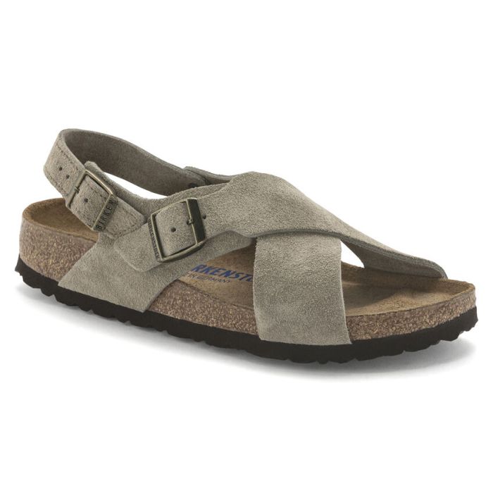 Sandali Birkenstock Tulum Sfb Taupe Suede Leather 36 - Sandali Birkenstock Tulum Sfb Taupe Suede Leather 36