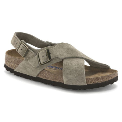 Sandali Birkenstock Tulum Sfb Taupe Suede Leather 36