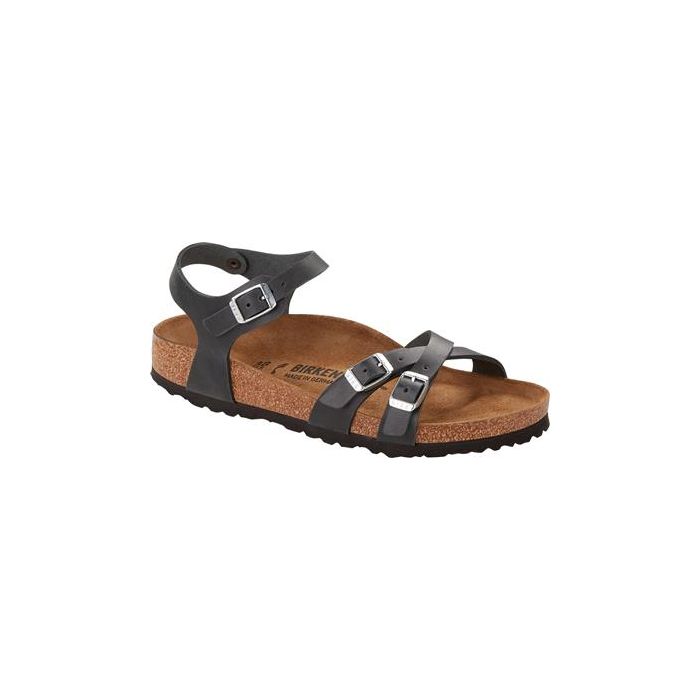 Calzature Sandali Pelle Bi-C3 Birkenstock Kumba Black Waxy Leather 35 - Calzature Sandali Pelle Bi-C3 Birkenstock Kumba Black Waxy Leather 35