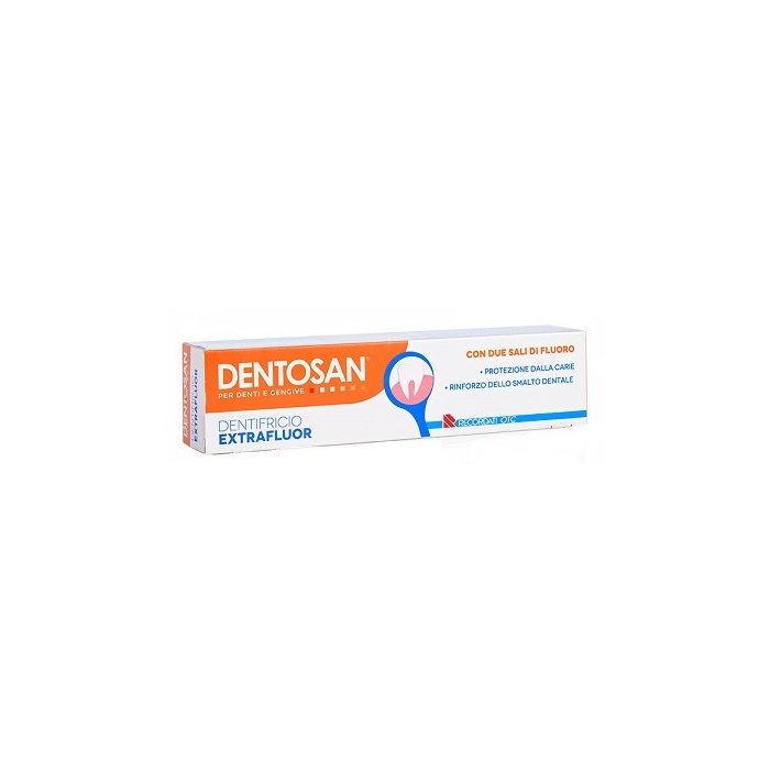 Dentosan Extrafluor Dentifricio 75 Ml - Dentosan Extrafluor Dentifricio 75 Ml