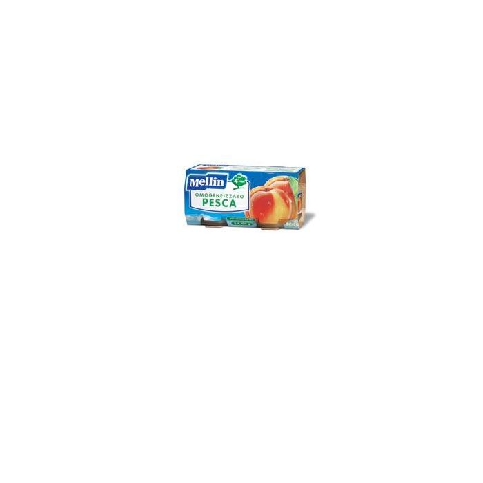 Mellin Omogeneizzato Pesca Mela 100 G 2 Pezzi - Mellin Omogeneizzato Pesca Mela 100 G 2 Pezzi