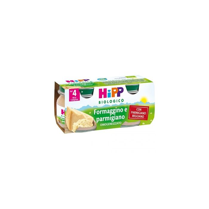 Hipp Bio Omogeneizzato Formaggino Ai Tre Formaggi 2X80 G - Hipp Bio Omogeneizzato Formaggino Ai Tre Formaggi 2X80 G