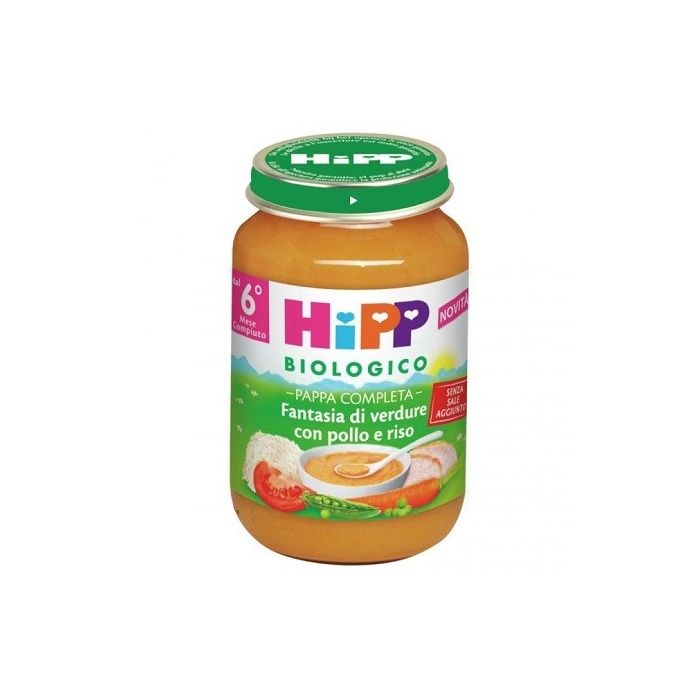 Hipp Bio Pappa Pronta Fantas Verd Pollo Riso 190 G - Hipp Bio Pappa Pronta Fantas Verd Pollo Riso 190 G