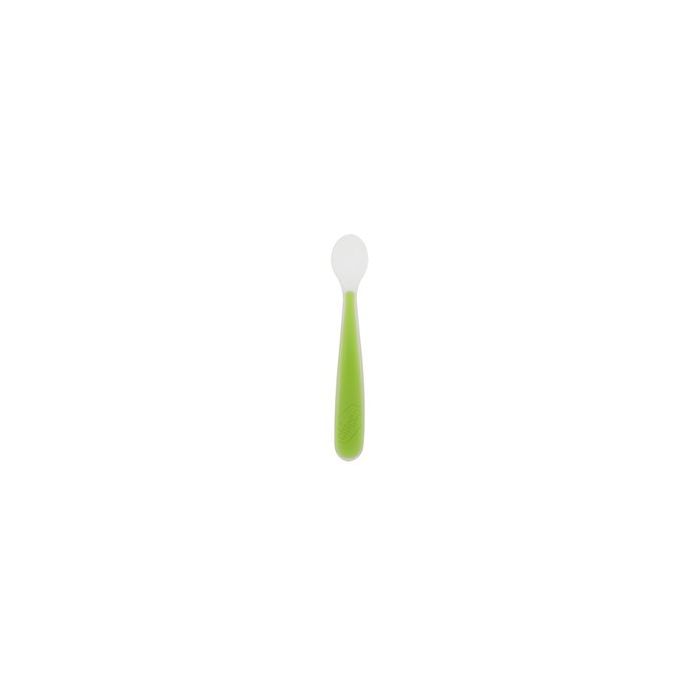 Chicco Cucchiaio Morbido Silicone 6M+ Verde Up - Chicco Cucchiaio Morbido Silicone 6M+ Verde Up