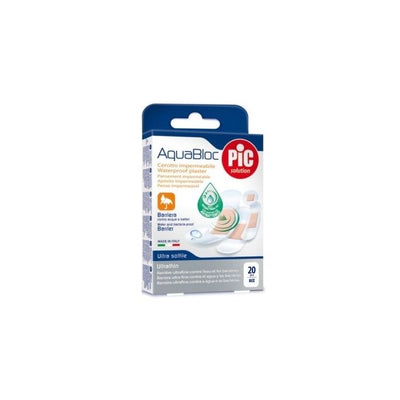 Cerotto Pic Aquabloc Mix Antibatterico 20 Pezzi