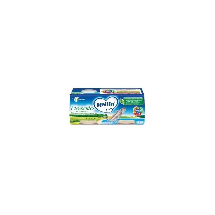 Mellin Omogeneizzato Nasello 2 X 80 G - Mellin Omogeneizzato Nasello 2 X 80 G