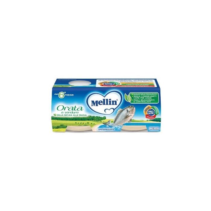 Mellin Omogeneizzato Orata 2X80 G - Mellin Omogeneizzato Orata 2X80 G