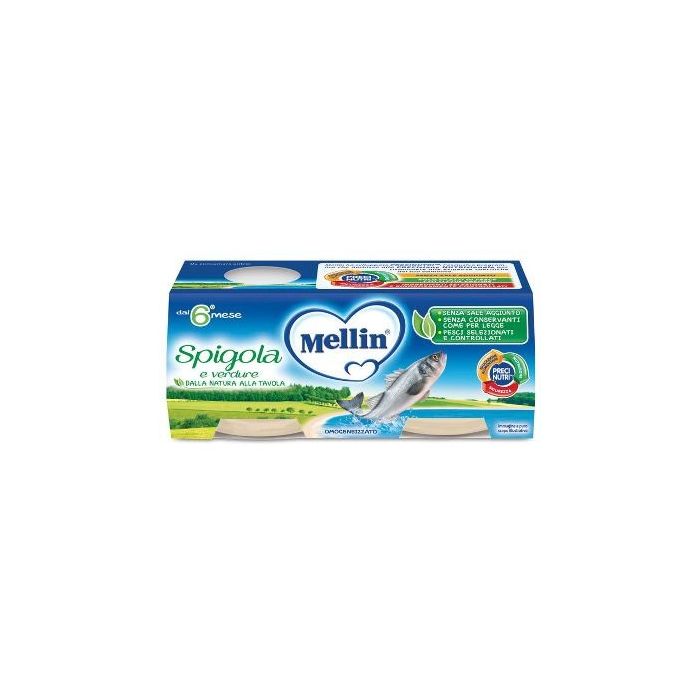 Mellin Omog Spigola 2 X 80 G - Mellin Omog Spigola 2 X 80 G