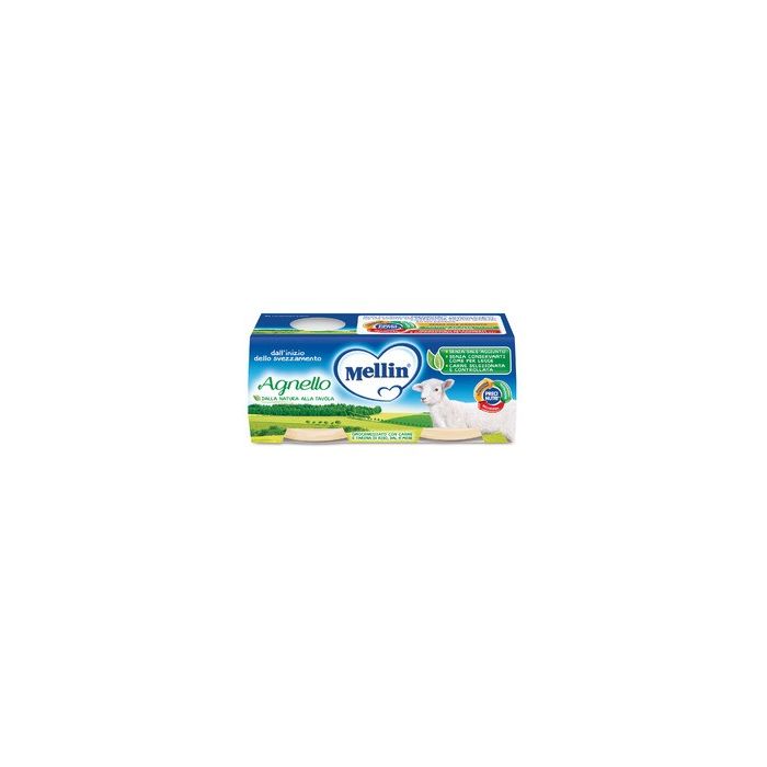 Mellin Omogeneizzato Agnello 2 Pezzi X 80 G - Mellin Omogeneizzato Agnello 2 Pezzi X 80 G