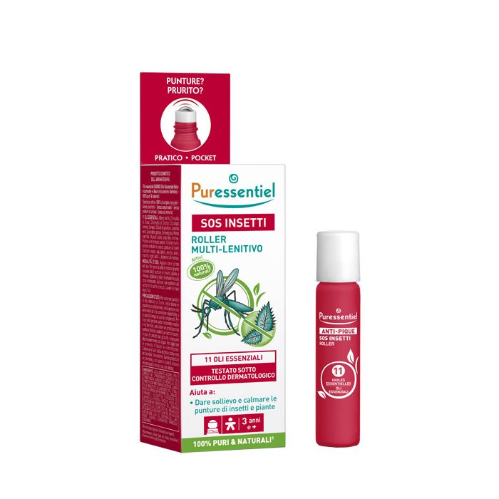 Puressentiel Sos Insetti Roller 11 Oli Essenziali 5 Ml - Puressentiel Sos Insetti Roller 11 Oli Essenziali 5 Ml