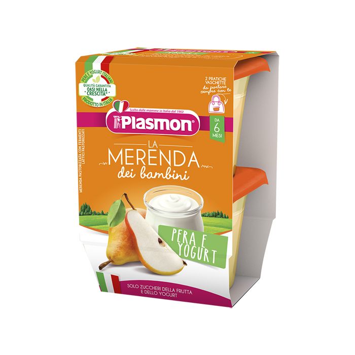 Plasmon La Merenda Dei Bambini Sapori Di Natura Pera Yogurtasettico 2 X 120 G