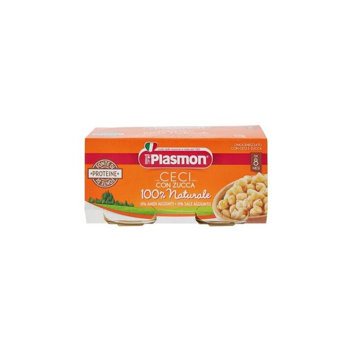 Plasmon Omogeneizzato Ceci/Zucca 2 X 80 G - Plasmon Omogeneizzato Ceci/Zucca 2 X 80 G