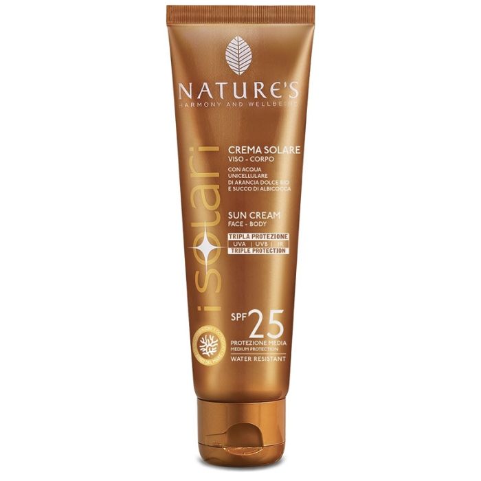 Nature's I Solari - Crema Viso Corpo - Spf25 - 75Ml - Travel Size - Nature's I Solari - Crema Viso Corpo - Spf25 - 75Ml - Travel Size