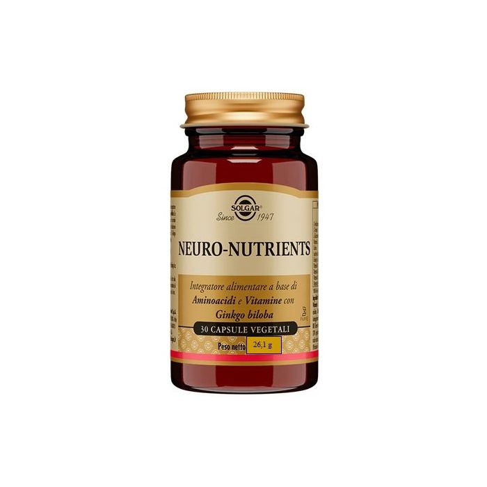 Neuro-Nutrients 30 Capsule Vegetali - Neuro-Nutrients 30 Capsule Vegetali