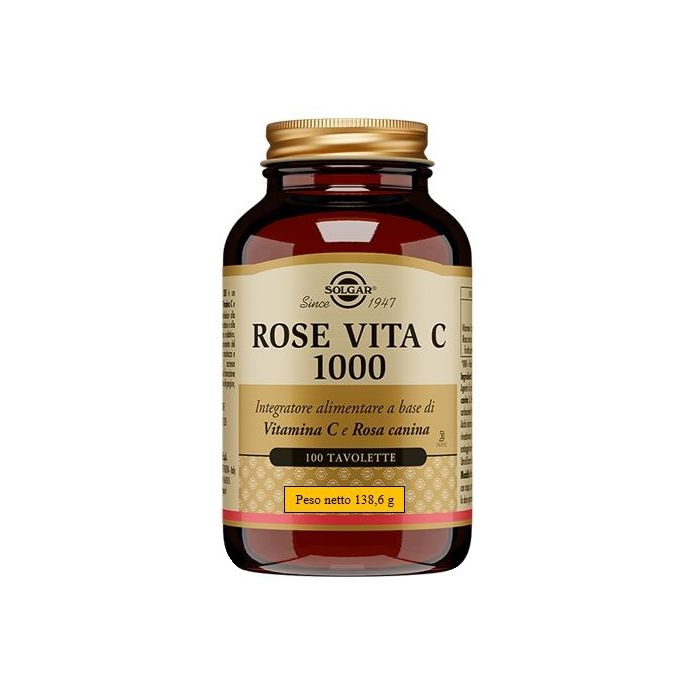 Rose Vita C 1000 100 Tavolette - Rose Vita C 1000 100 Tavolette