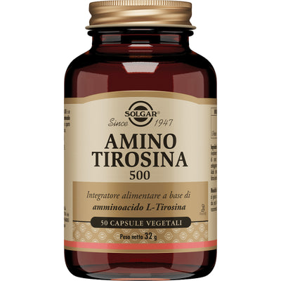 Amino Tirosina 500 50 Capsule Vegetali