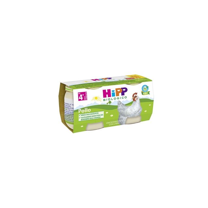 Hipp Bio Hipp Bio Omogeneizzato Pollo 2X80 G - Hipp Bio Hipp Bio Omogeneizzato Pollo 2X80 G