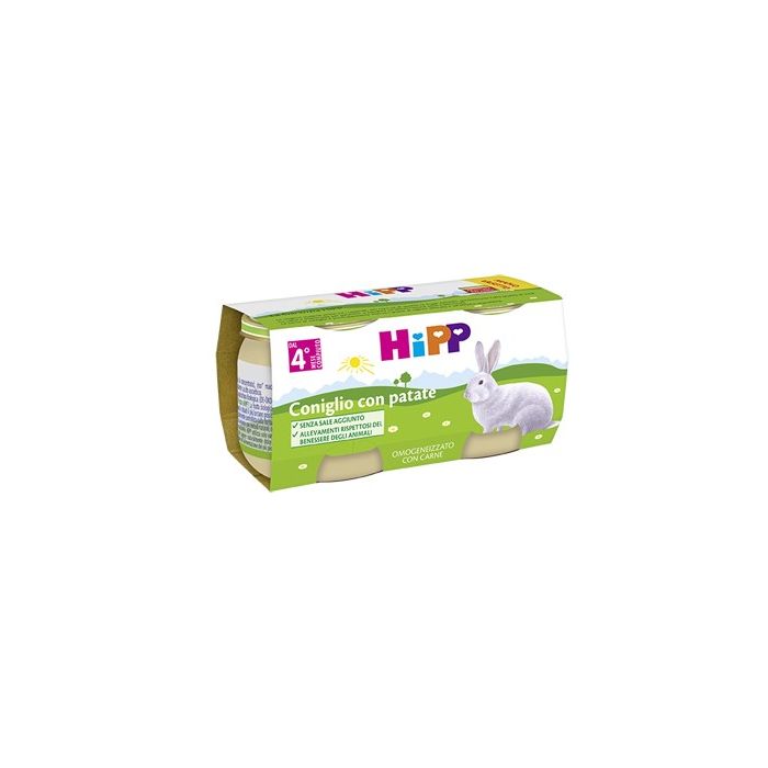 Hipp Bio Hipp Bio Omogeneizzato Coniglio Con Patate 2X80 G - Hipp Bio Hipp Bio Omogeneizzato Coniglio Con Patate 2X80 G