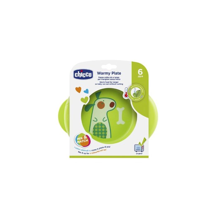 Chicco Piatto Pappacalda 6 Mesi+ Verde - Chicco Piatto Pappacalda 6 Mesi+ Verde