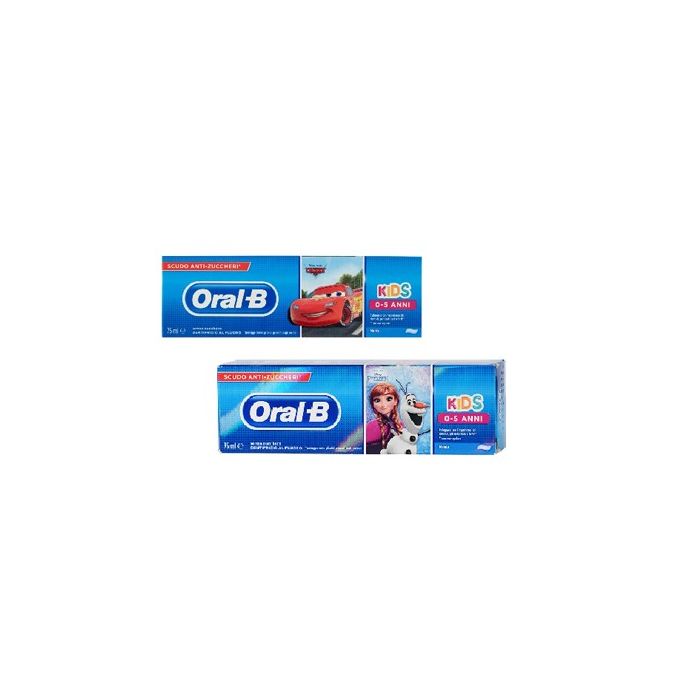 Oralb Dentifricio Kids Frozen&Cars 0-5 Anni 75 Ml - Oralb Dentifricio Kids Frozen&Cars 0-5 Anni 75 Ml