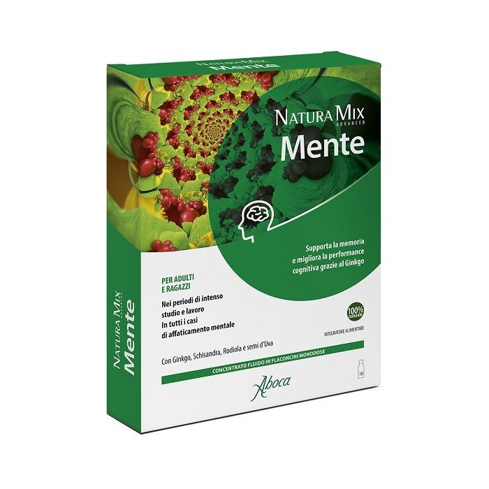 Natura Mix Advanced Mente 10 Flaconcini 150 G - Natura Mix Advanced Mente 10 Flaconcini 150 G