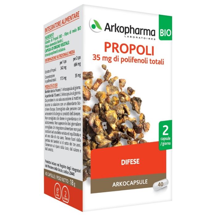 Arkopharma Propoli Bio 40 Capsule - Arkopharma Propoli Bio 40 Capsule