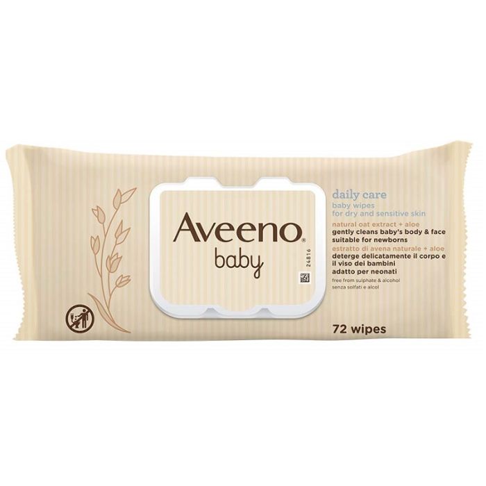 Aveeno Baby Salviettine 72 Pezzi - Aveeno Baby Salviettine 72 Pezzi