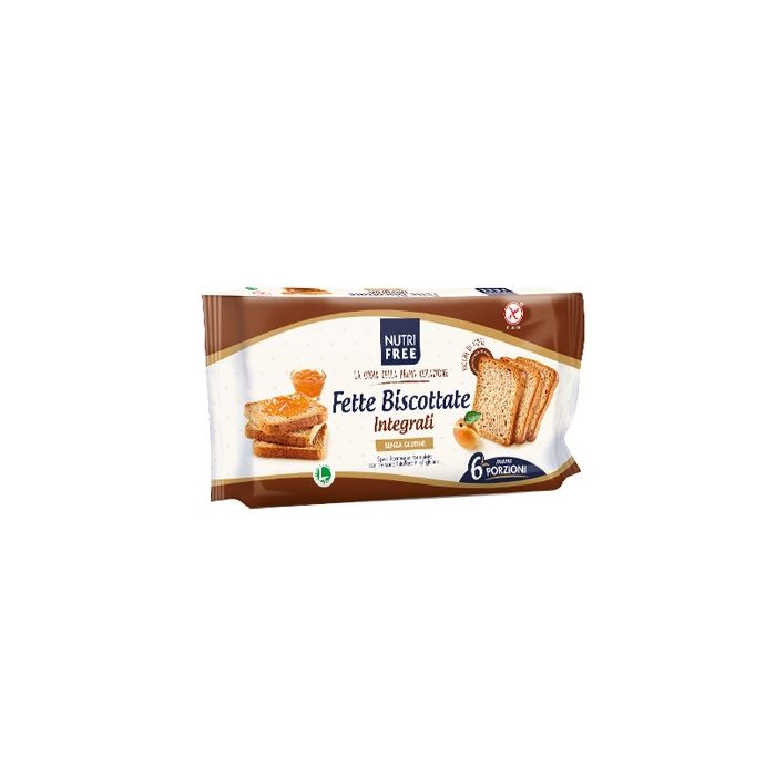 Nutrifree Fette Biscottate Integrali 225 G - Nutrifree Fette Biscottate Integrali 225 G