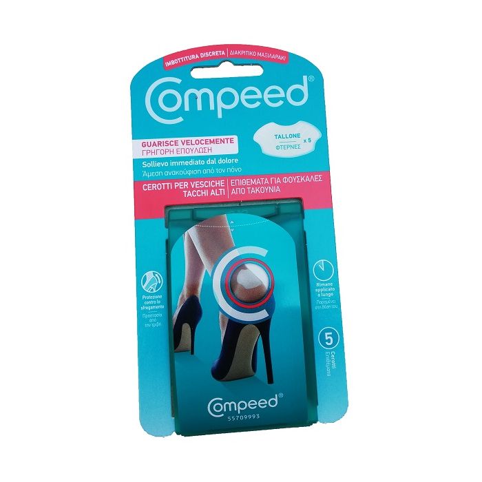 Cerotto Compeed Vesciche Tacchi Alti 5 Pezzi - Cerotto Compeed Vesciche Tacchi Alti 5 Pezzi