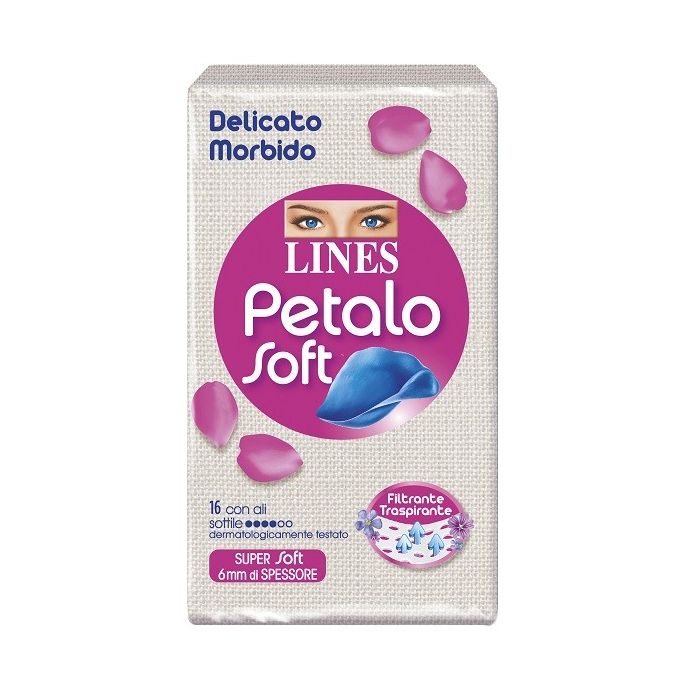 Lines Petalo Soft Ali 16 Pezzi - Lines Petalo Soft Ali 16 Pezzi