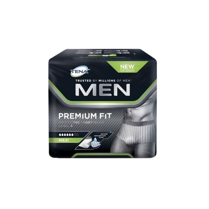 Mutandina Assorbente Maschile Tena Men Premium Fit Livello 4Taglia Medium 10 Pezzi - Mutandina Assorbente Maschile Tena Men Premium Fit Livello 4Taglia Medium 10 Pezzi