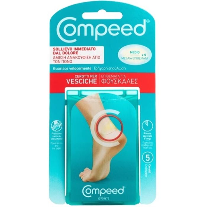 Compeed Cerotti Per Vesciche Medio 5 Pezzi - Compeed Cerotti Per Vesciche Medio 5 Pezzi